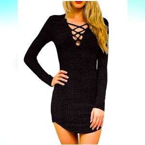 Cute Black Mini Dress by Dreagal